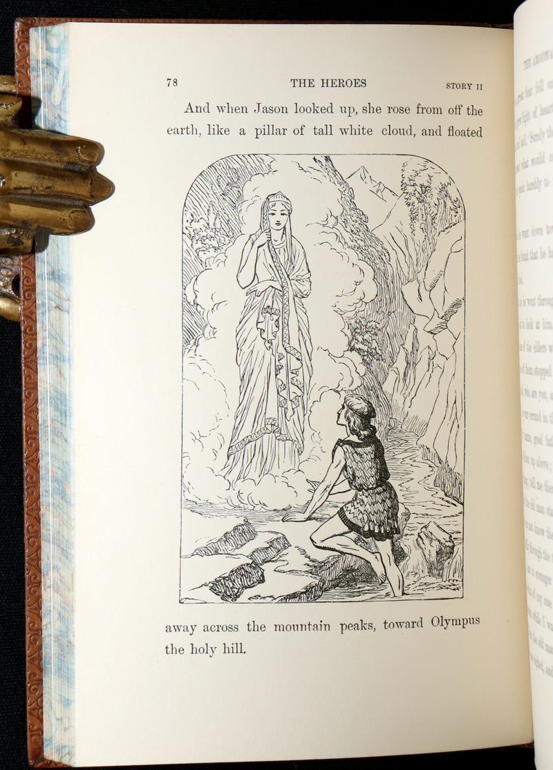 1904 Rare Book - The Heroes, Greek Fairy Tales by Charles Kingsley, Illustrated