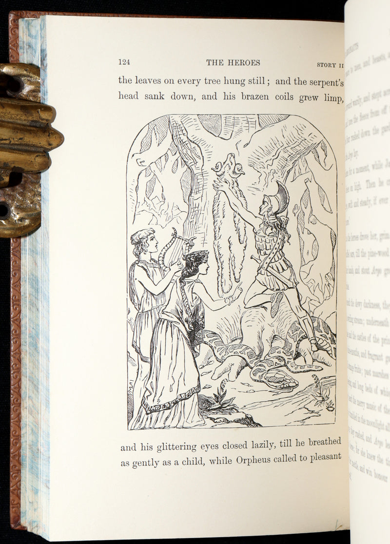 1904 Rare Book - The Heroes, Greek Fairy Tales by Charles Kingsley, Illustrated