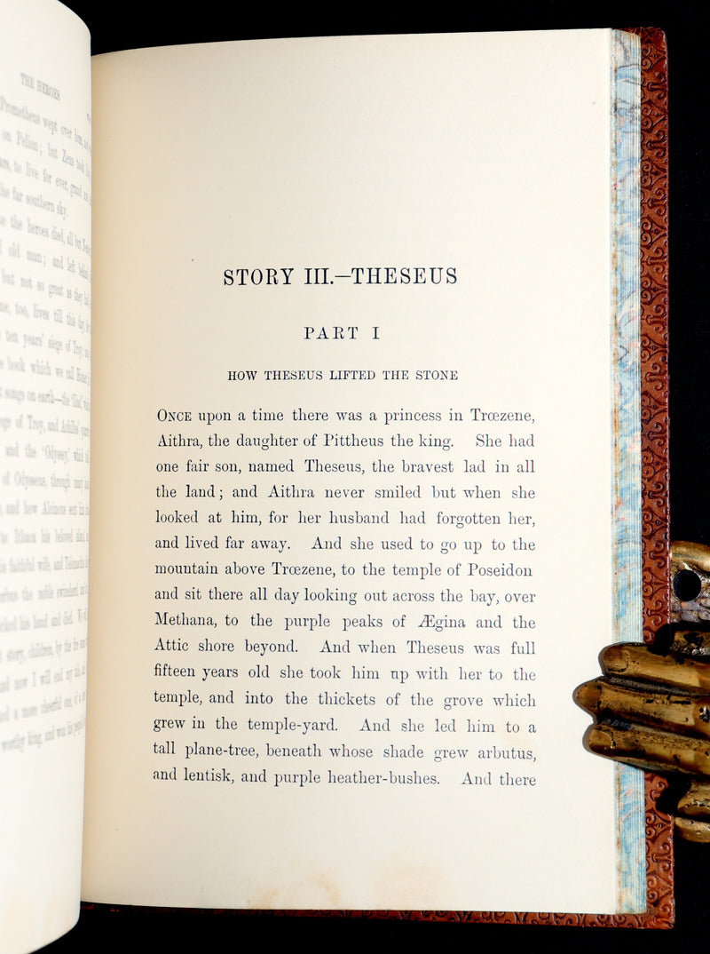 1904 Rare Book - The Heroes, Greek Fairy Tales by Charles Kingsley, Illustrated