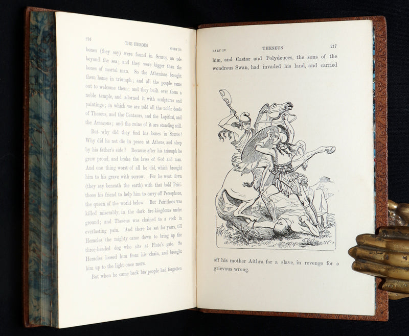 1904 Rare Book - The Heroes, Greek Fairy Tales by Charles Kingsley, Illustrated