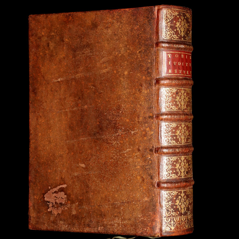 1696 Rare Latin French Book - Tobie, Judith and Esther from the Old Testament