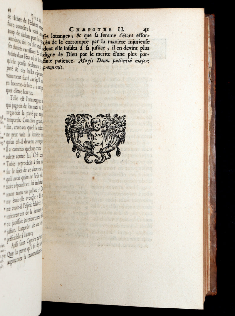 1696 Rare Latin French Book - Tobie, Judith and Esther from the Old Testament