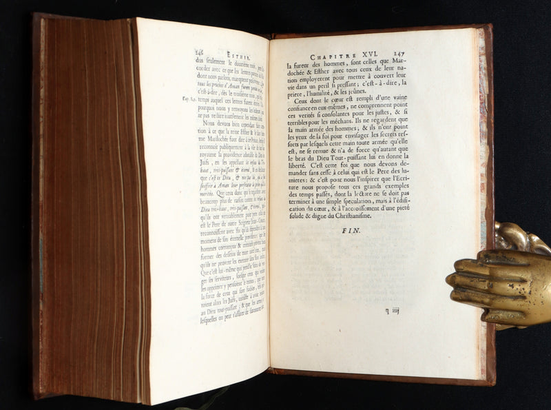 1696 Rare Latin French Book - Tobie, Judith and Esther from the Old Testament