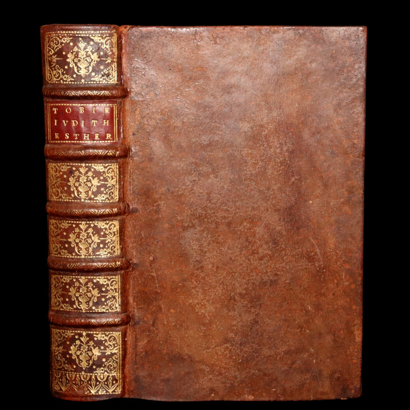 1696 Rare Latin French Book - Tobie, Judith and Esther from the Old Testament