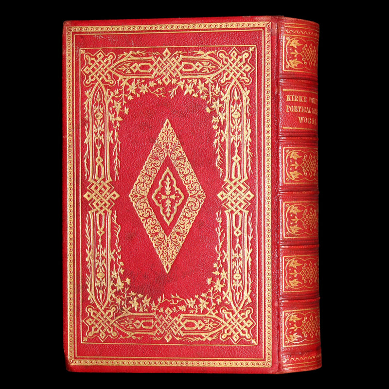 1860 Rare Book - Henry Kirke White Poems and Melancholy Hours, Illustrated