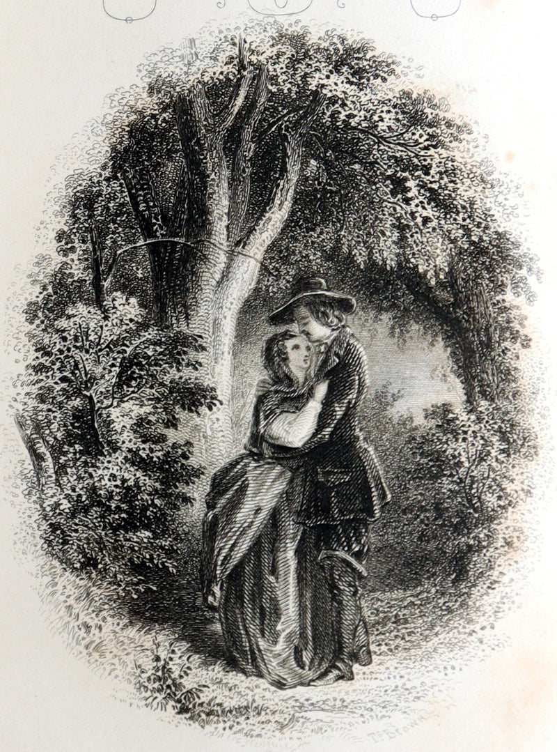 1860 Rare Book - Henry Kirke White Poems and Melancholy Hours, Illustrated