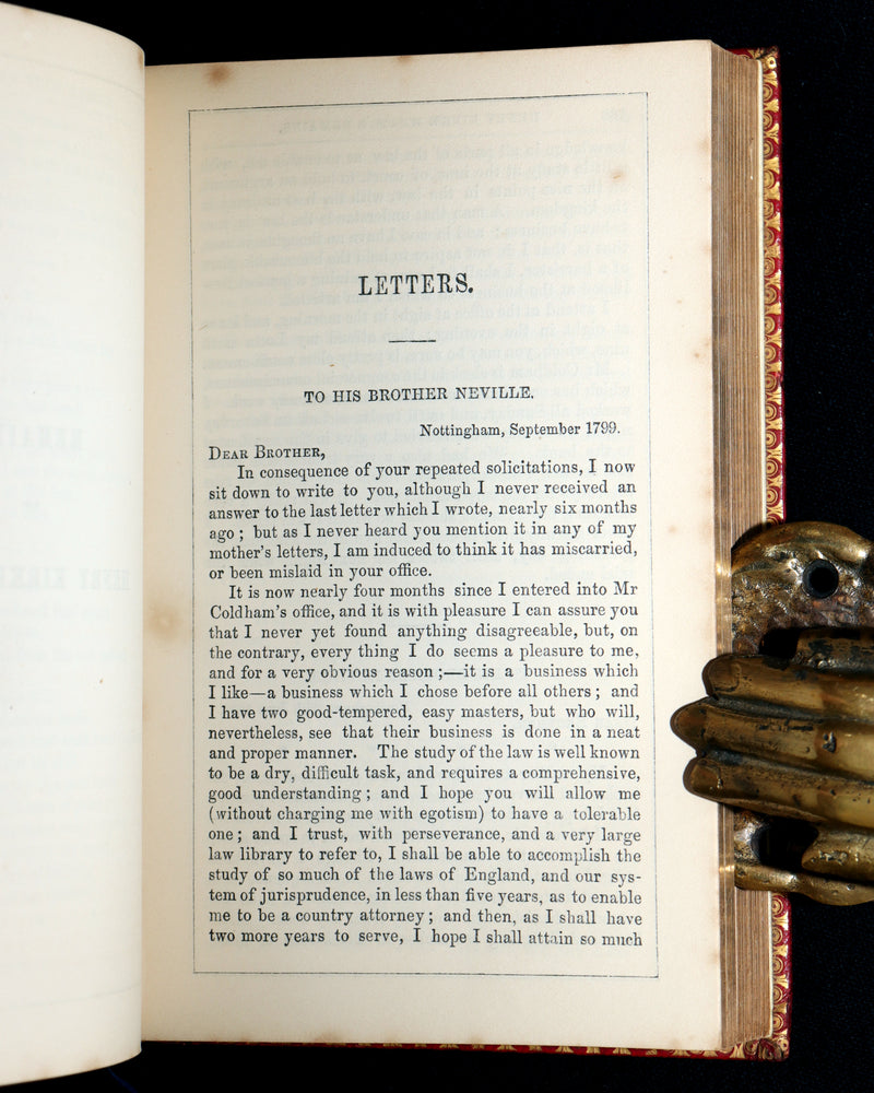 1860 Rare Book - Henry Kirke White Poems and Melancholy Hours, Illustrated