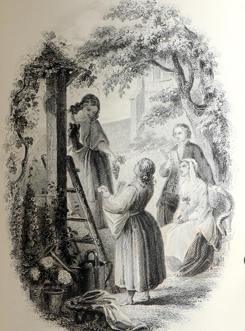 1860 Rare Book - Henry Kirke White Poems and Melancholy Hours, Illustrated