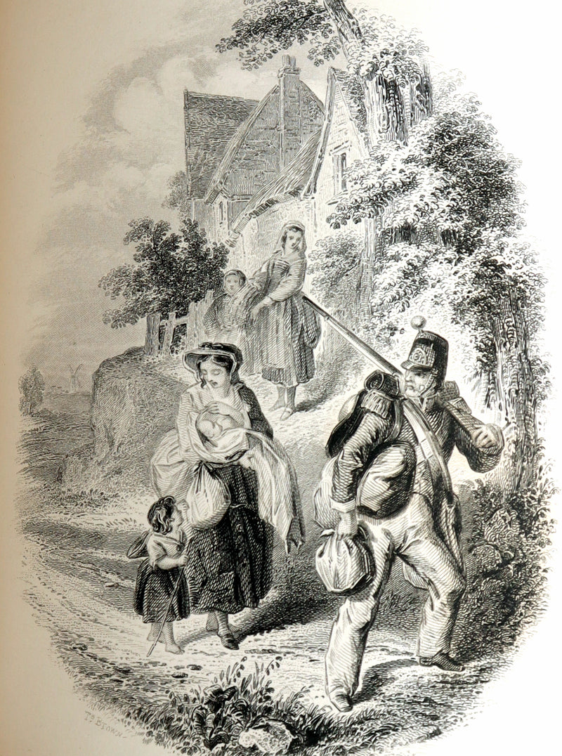 1860 Rare Book - Henry Kirke White Poems and Melancholy Hours, Illustrated