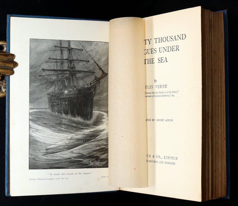 1905 Rare Book - Twenty Thousand Leagues Under the Sea by Jules Verne