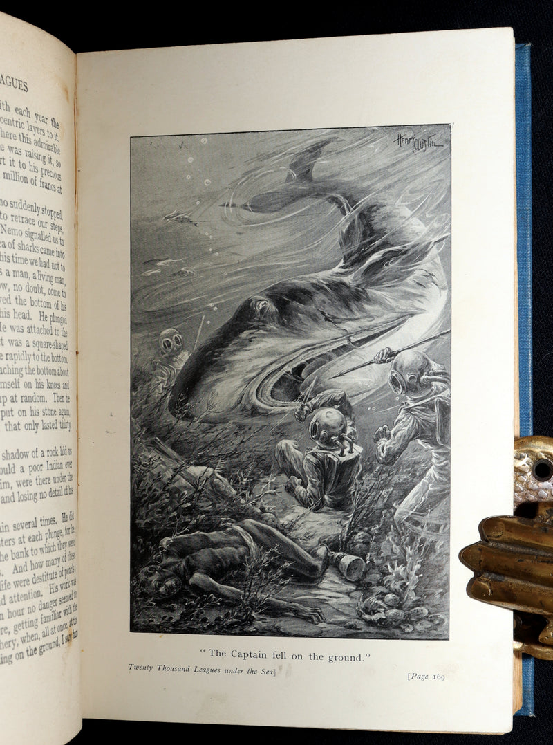 1905 Rare Book - Twenty Thousand Leagues Under the Sea by Jules Verne