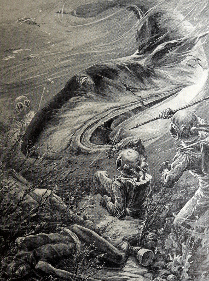 1905 Rare Book - Twenty Thousand Leagues Under the Sea by Jules Verne