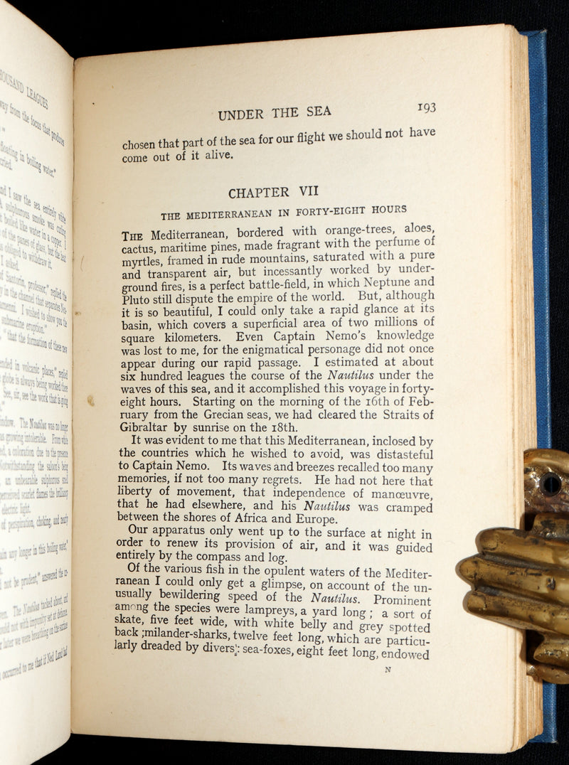 1905 Rare Book - Twenty Thousand Leagues Under the Sea by Jules Verne