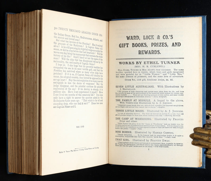 1905 Rare Book - Twenty Thousand Leagues Under the Sea by Jules Verne