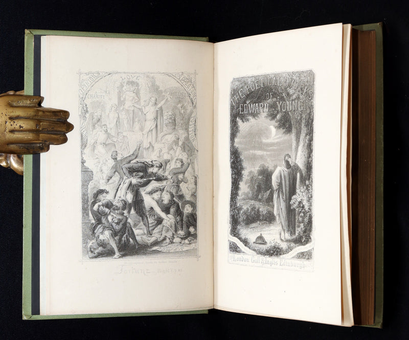 1870 Rare Book - Night Thoughts and The Poetical Works of Edward Young