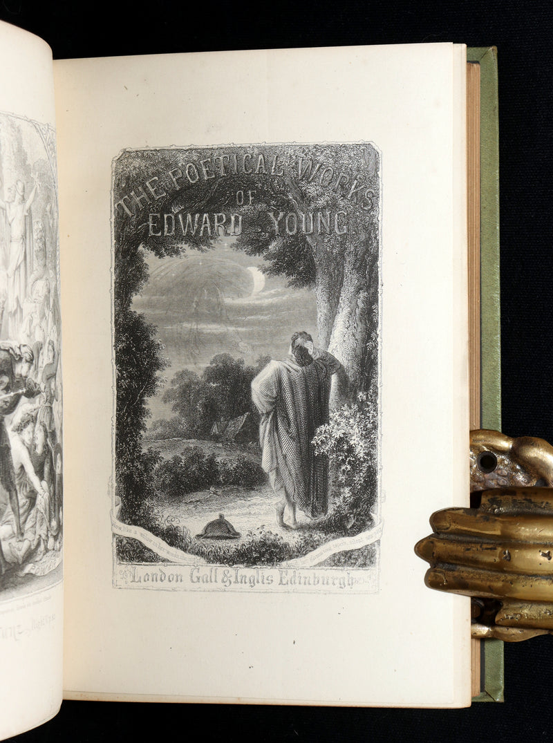 1870 Rare Book - Night Thoughts and The Poetical Works of Edward Young