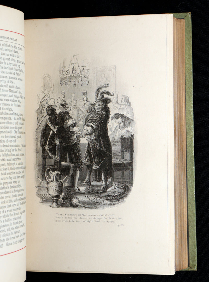 1870 Rare Book - Night Thoughts and The Poetical Works of Edward Young
