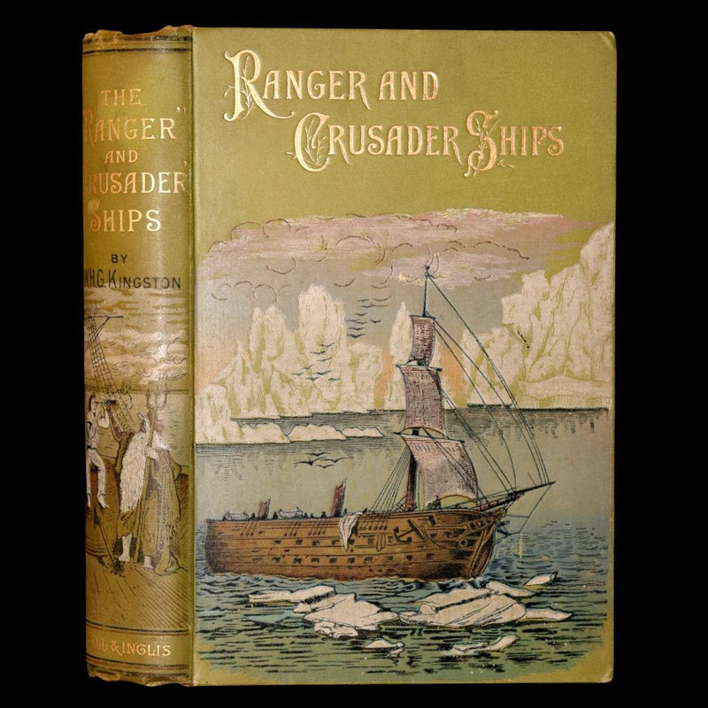 1890 Rare Book - The Fortunes of the Ranger and Crusader, A Tale of Two Ships