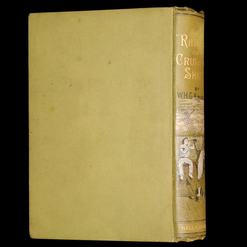 1890 Rare Book - The Fortunes of the Ranger and Crusader, A Tale of Two Ships