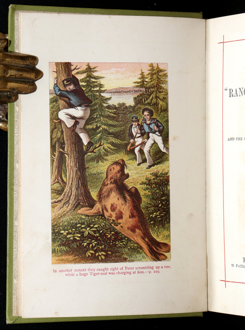 1890 Rare Book - The Fortunes of the Ranger and Crusader, A Tale of Two Ships