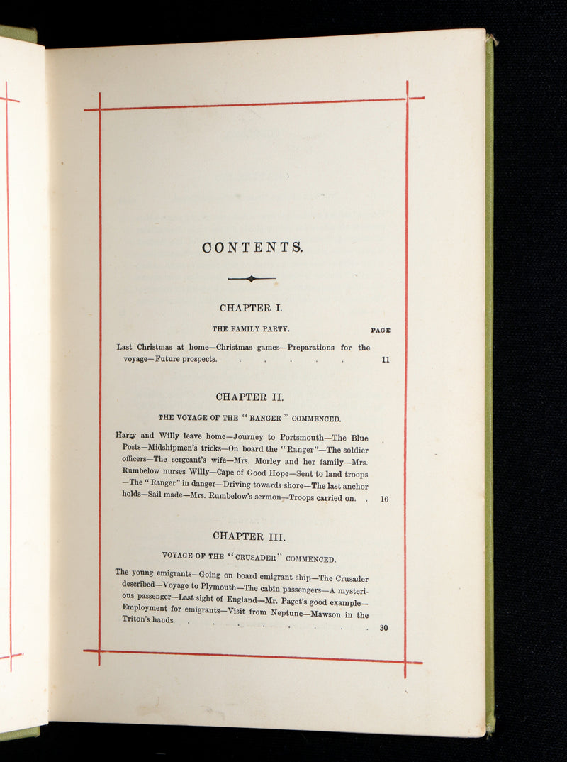 1890 Rare Book - The Fortunes of the Ranger and Crusader, A Tale of Two Ships