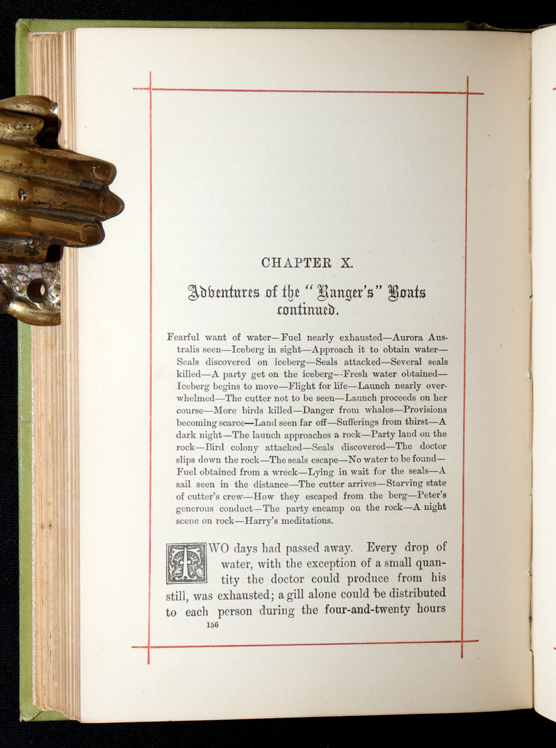 1890 Rare Book - The Fortunes of the Ranger and Crusader, A Tale of Two Ships