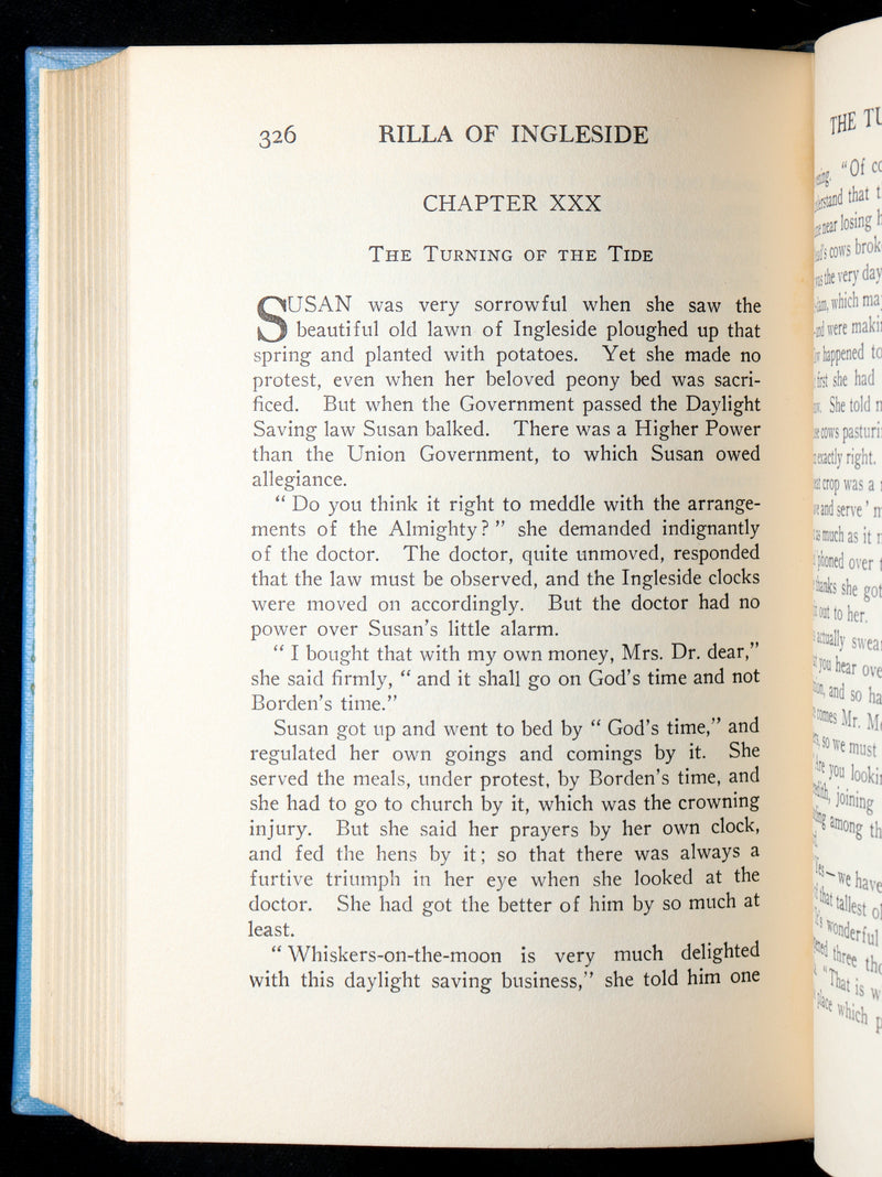 1936 Rare Book - Rilla of Ingleside by Lucy Maud Montgomery