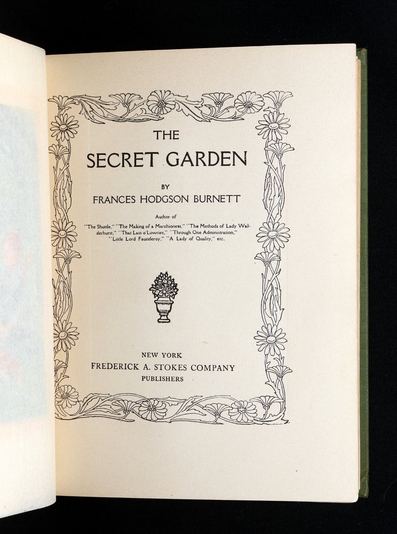 1911 Rare First Edition - The Secret Garden illustrated by Maria Louise Kirk