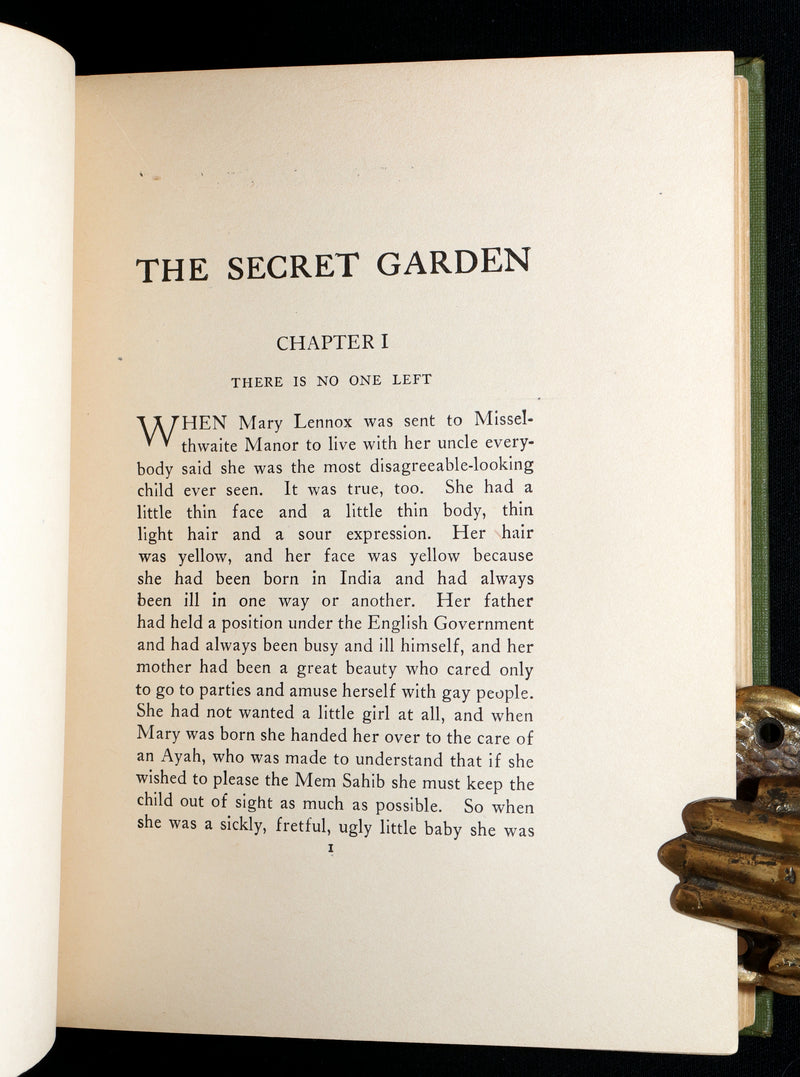 1911 Rare First Edition - The Secret Garden illustrated by Maria Louise Kirk