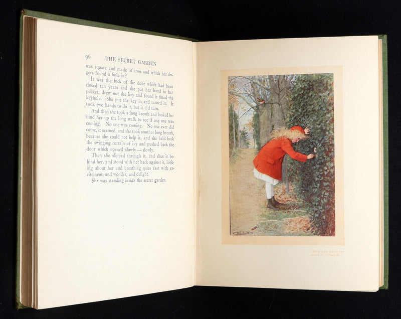 1911 Rare First Edition - The Secret Garden illustrated by Maria Louise Kirk