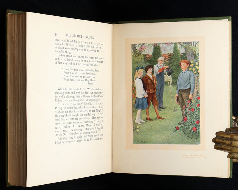 1911 Rare First Edition - The Secret Garden illustrated by Maria Louise Kirk