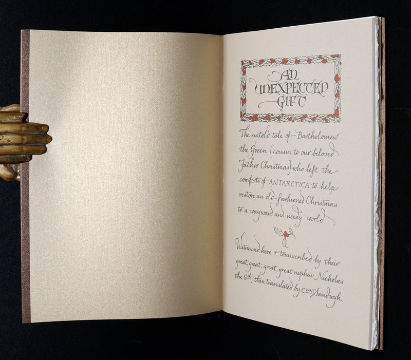 2013 Rare Book - An Unexpected Gift, A Christmas Tale by Charles van Sandwyk