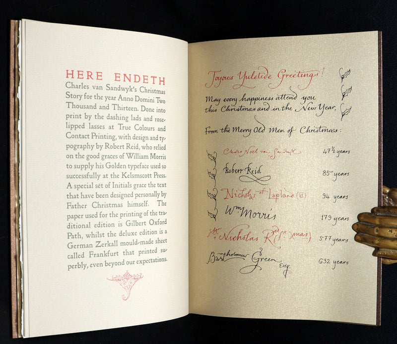 2013 Rare Book - An Unexpected Gift, A Christmas Tale by Charles van Sandwyk