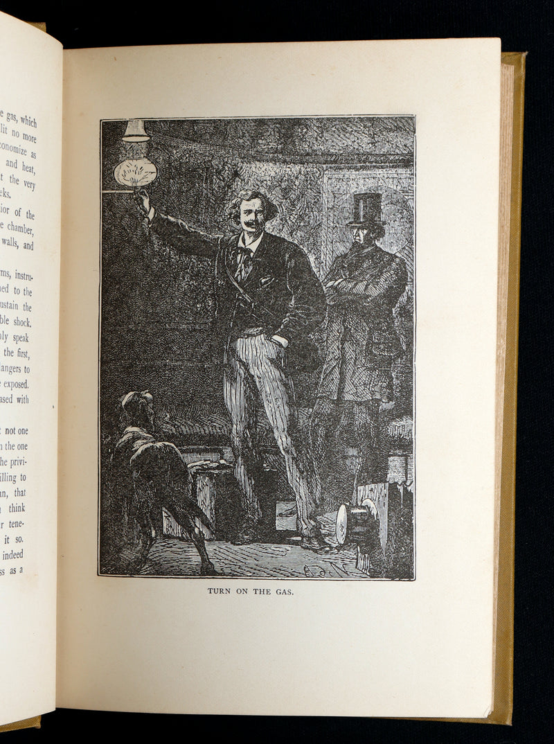 1890 Rare Book - All Around the Moon by Jules Verne, Illustrated