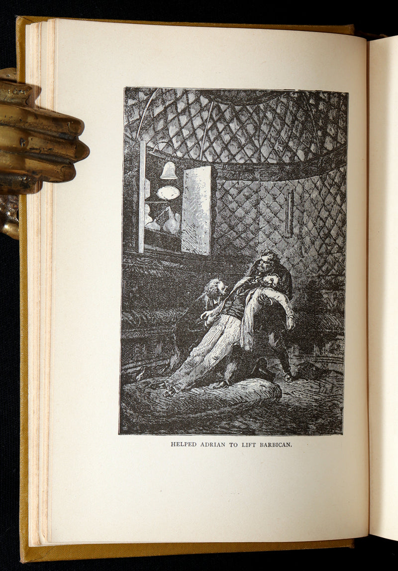 1890 Rare Book - All Around the Moon by Jules Verne, Illustrated