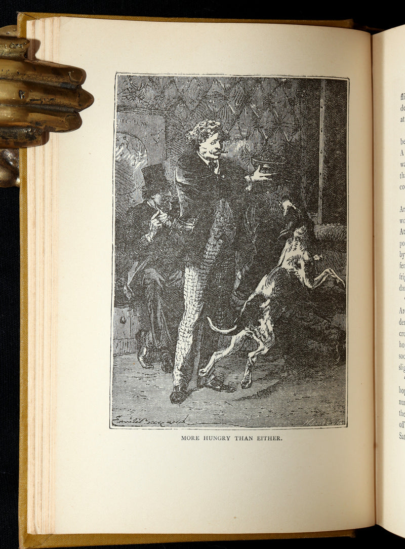 1890 Rare Book - All Around the Moon by Jules Verne, Illustrated