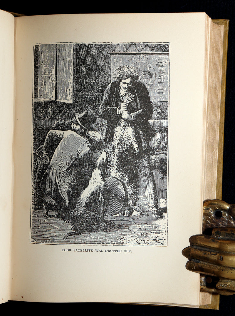 1890 Rare Book - All Around the Moon by Jules Verne, Illustrated