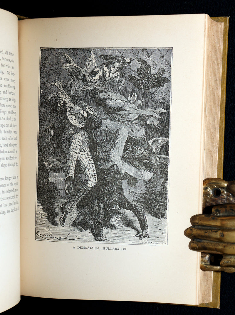 1890 Rare Book - All Around the Moon by Jules Verne, Illustrated