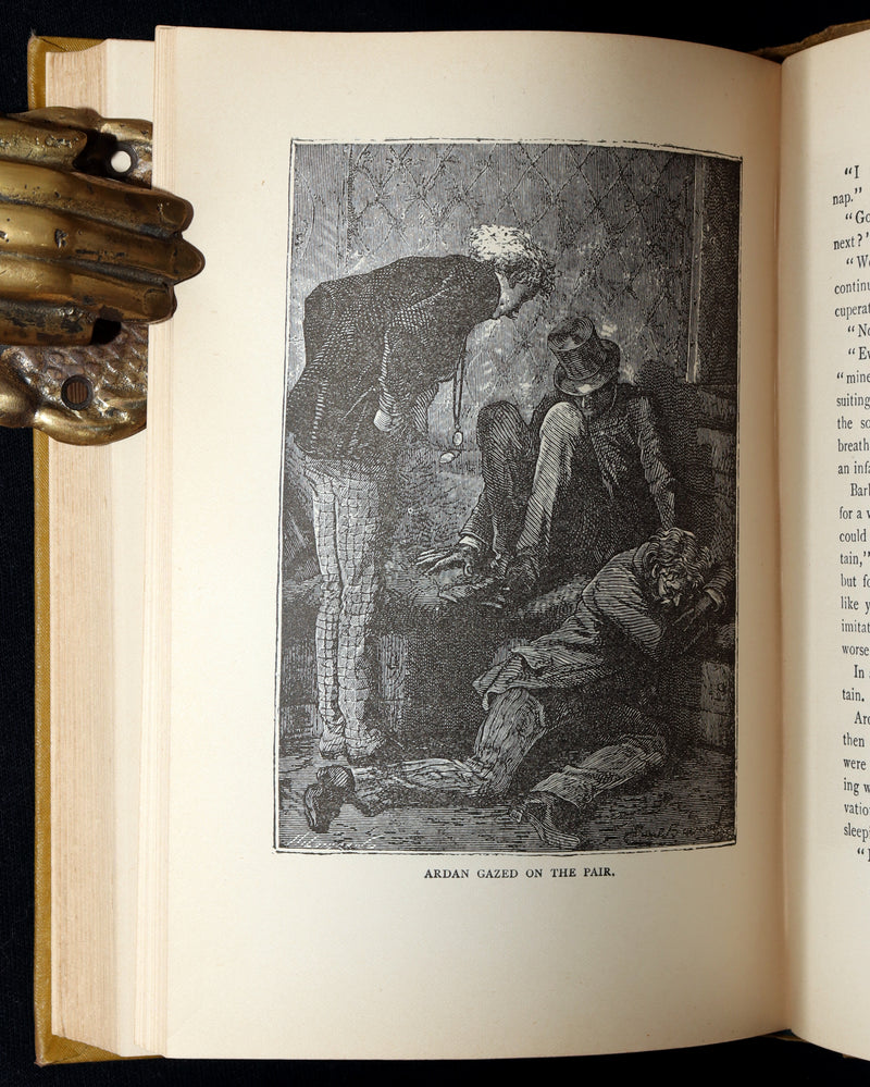 1890 Rare Book - All Around the Moon by Jules Verne, Illustrated