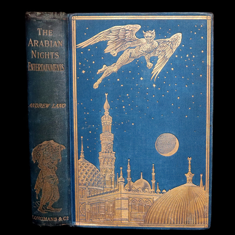 1898 Rare First Edition - The Arabian Nights by Andrew Lang, Illustrated