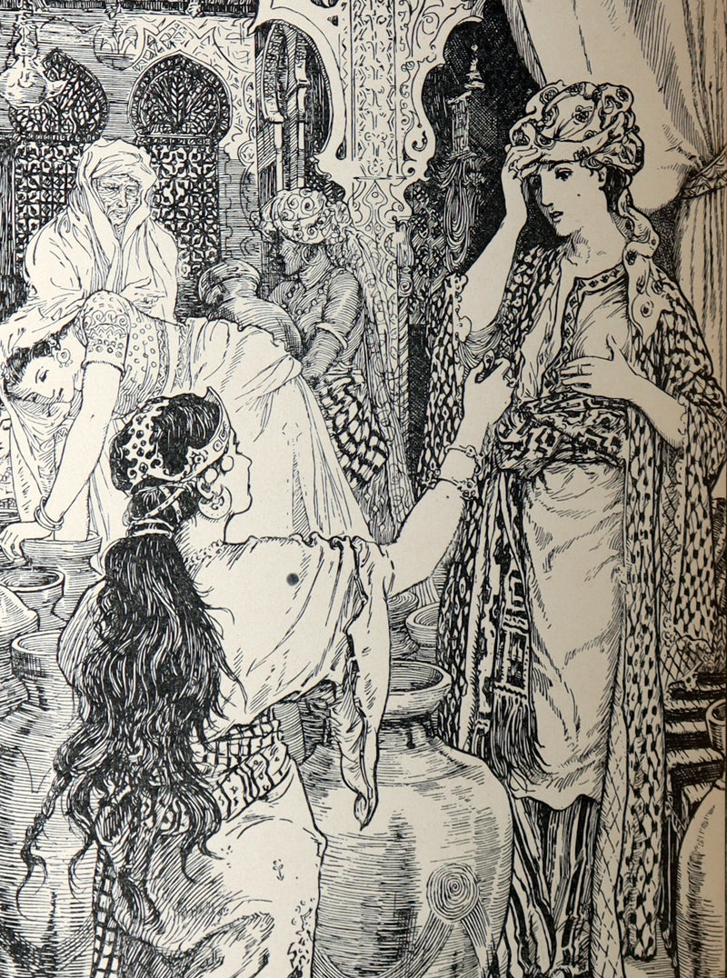 1898 Rare First Edition - The Arabian Nights by Andrew Lang, Illustrated