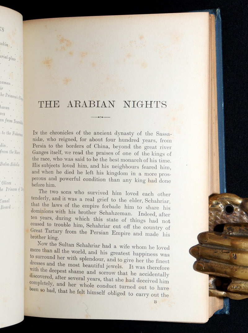 1898 Rare First Edition - The Arabian Nights by Andrew Lang, Illustrated
