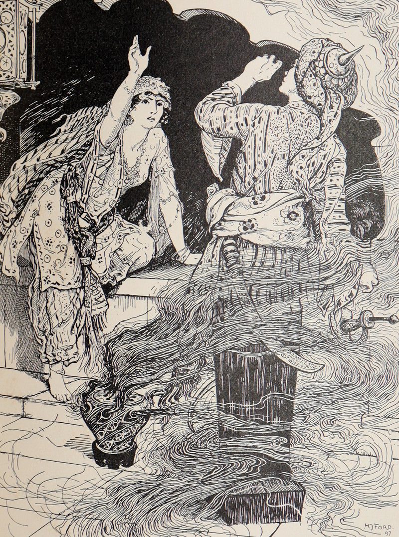 1898 Rare First Edition - The Arabian Nights by Andrew Lang, Illustrated