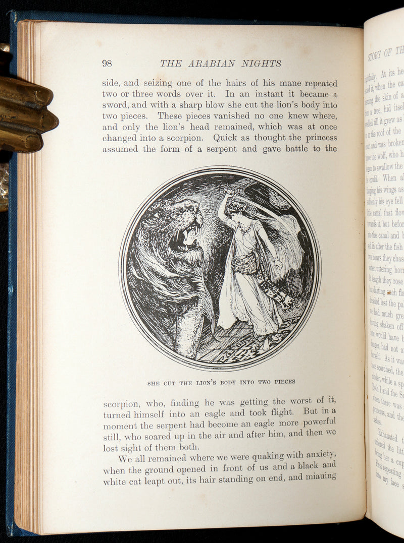 1898 Rare First Edition - The Arabian Nights by Andrew Lang, Illustrated