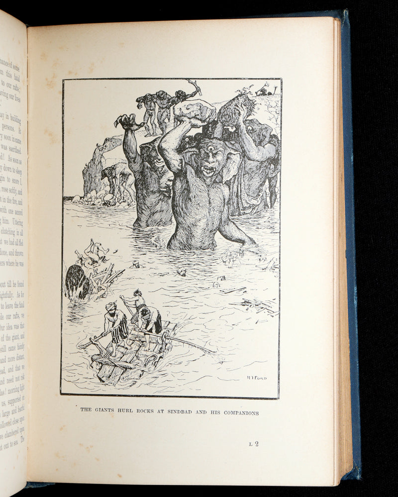 1898 Rare First Edition - The Arabian Nights by Andrew Lang, Illustrated