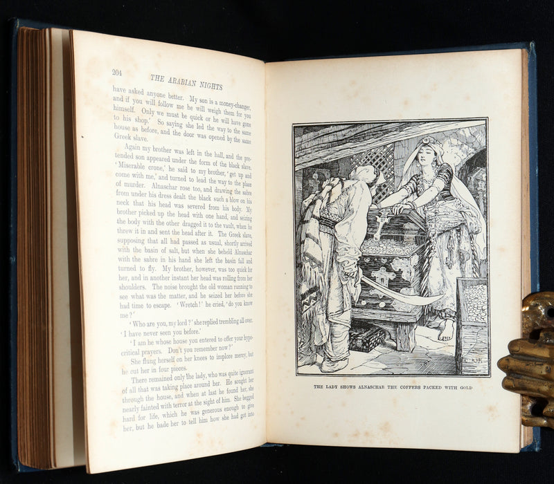 1898 Rare First Edition - The Arabian Nights by Andrew Lang, Illustrated