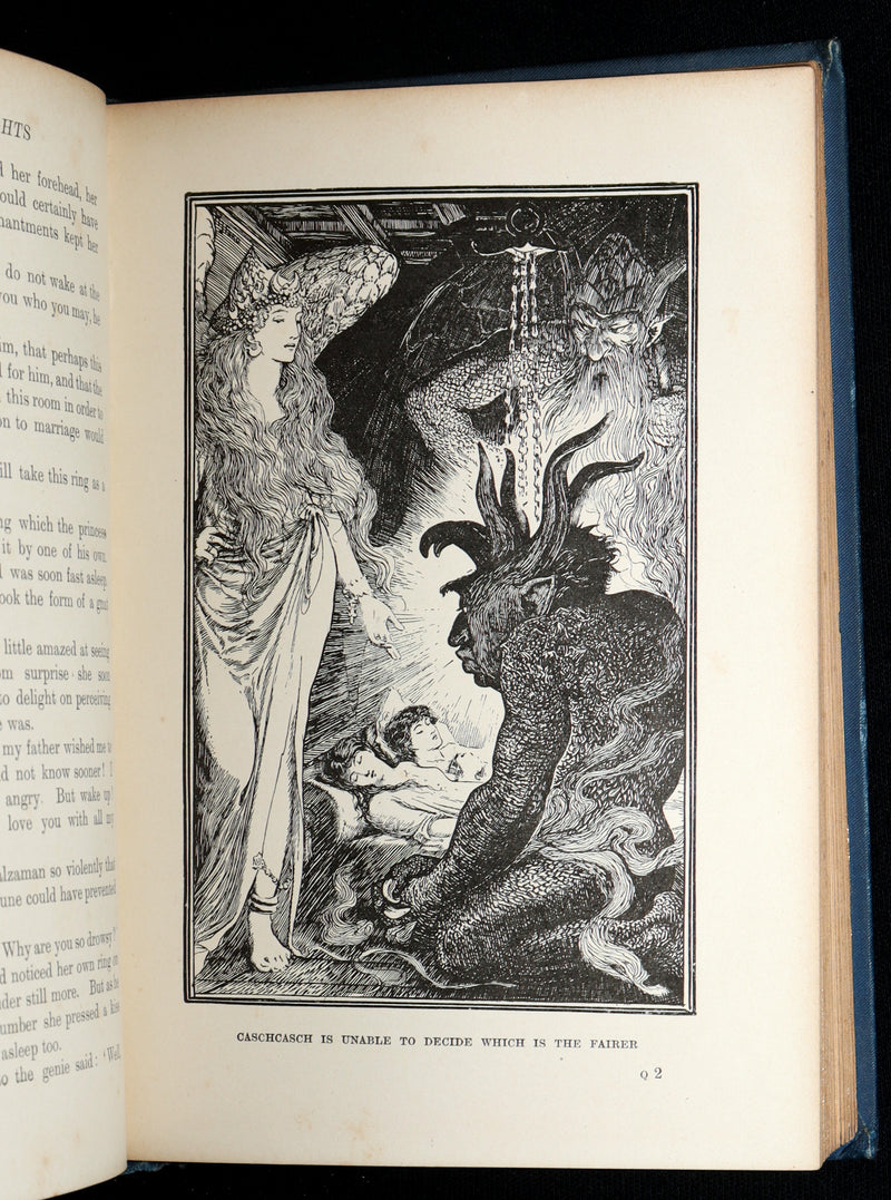 1898 Rare First Edition - The Arabian Nights by Andrew Lang, Illustrated