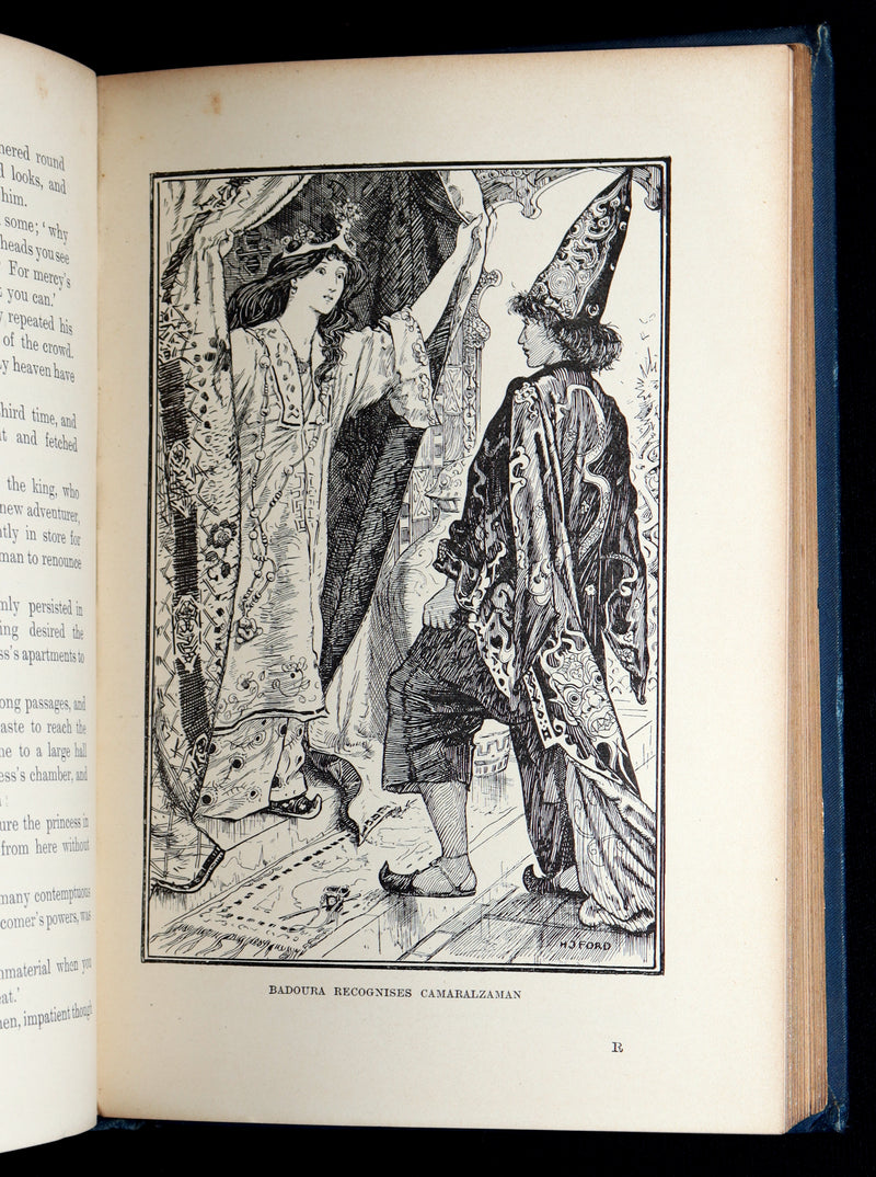 1898 Rare First Edition - The Arabian Nights by Andrew Lang, Illustrated