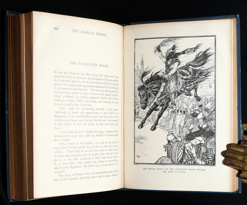1898 Rare First Edition - The Arabian Nights by Andrew Lang, Illustrated
