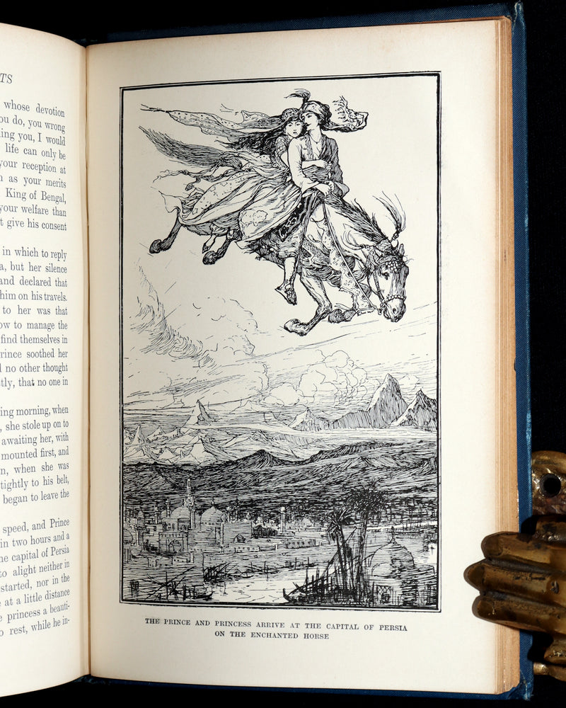 1898 Rare First Edition - The Arabian Nights by Andrew Lang, Illustrated